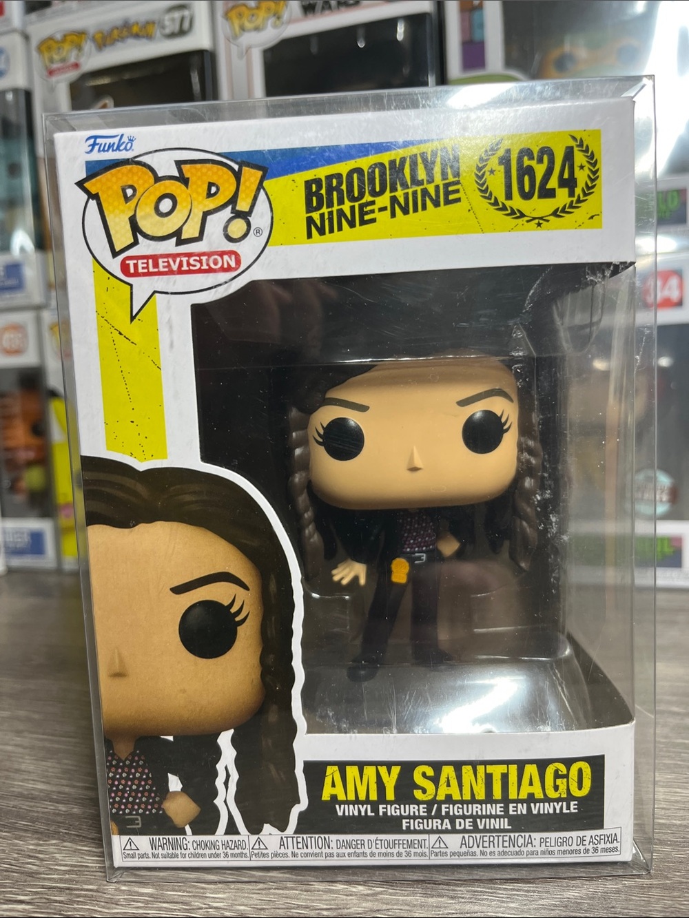 Funko Pop! Brooklyn Nine-Nine Amy Santiago Vinyl Figure — Brown, Black, Yellow